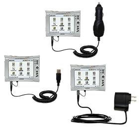 Click here to buy Deluxe Kit for the Archos AV320 includes a USB cable with Car and Wall Charger - Gomadic... by Gomadic for the Archos AV320.