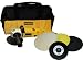 DeWalt DW849 Heavy Duty Variable Speed Polisher along with a Kustom Shop Brand Compound, Polish and Finishing Pad Kit with Grip Backing Plate