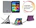 Samsung Galaxy Tab4 8.0 (8-Inch) Case Cover, FYY Ultra Slim Magnetic Smart Cover Multi-Angle Stand Case for Samsung Galaxy Tab4 8.0 (8-Inch) Purple (With Auto Wake/Sleep Feature)