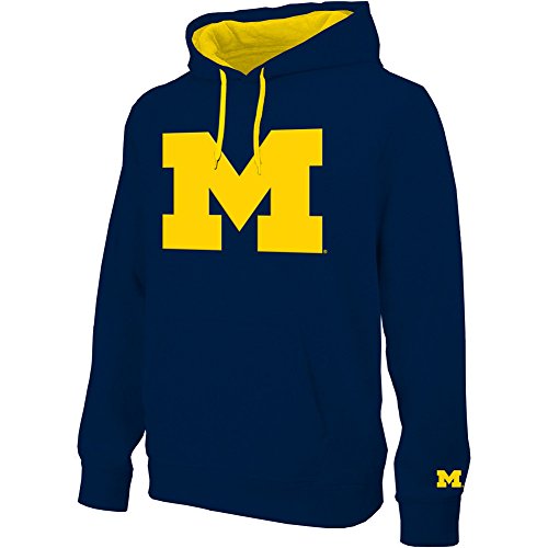Michigan Wolverines Tackle Twill Sweatshirt Navy M