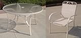outdoor furniture sale-Southern Patio FUR440470 5-Piece Round Steel Patio Set On Sale