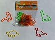 Dino Shaped Silly Rubber Bands - lot of 72 Bandz (Dino)