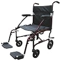 Drive Medical Fly-Lite Transport Chair - Red
