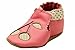 Robeez Cherry Soft Sole Crib Shoe (Infant), Sorbet, 6-12 Months M US