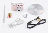 Canon Powershot E1 10MP Digital Camera with 4x Optical Image Stabilized Zoom (Pink)