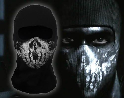 Sharkly Call of Duty 10 Ghosts Hoods Skull Skeleton Head Mask Keegan Full Face Mask