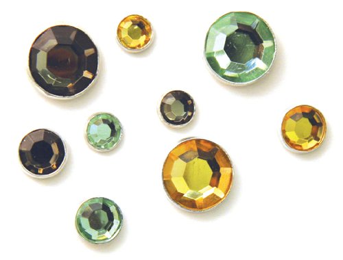 Karen Foster Design Sparkle Brads Rhinestone 