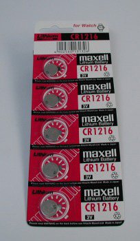Maxell CR1216 3V Micro Lithium Button Coin Cell Battery