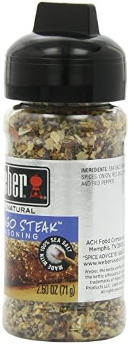 Weber All Natural Seasoning Chicago Steak 2.50 OZ (Pack of 12)