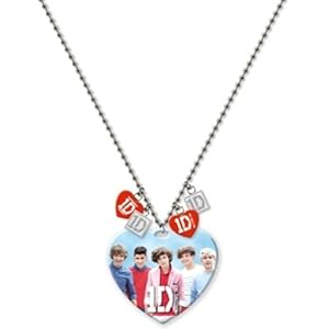  Direction Merchandise on Com  One Direction 32  Heart Necklace   Blue  Official 1d Merchandise