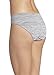 Jockey Women's Underwear Sporties Heathered Bikini, jet grey, 8
