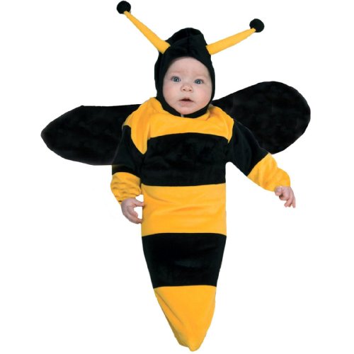 Rubie's Costume Deluxe Baby Bunting, Bumble Bee Costume, 1 to 9 Months
