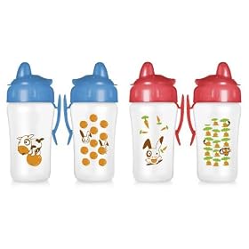 Philips AVENT Decorated Cup, 18+ Months/ Mixed Twin, 12 Ounce, 2 Pack: Baby