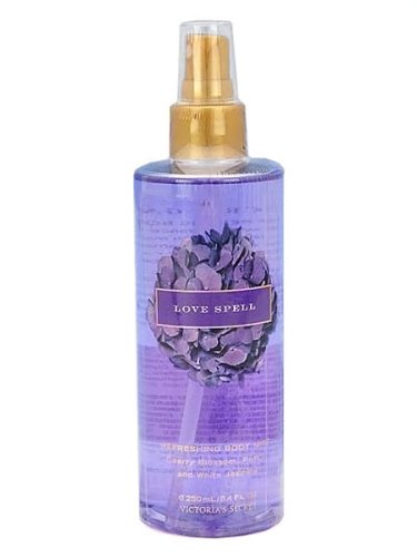Victoria's Secret Love Spell Refreshing Body Mist Splash 8.4 oz