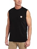 Carhartt Mens Sleeveless Pocket Tee