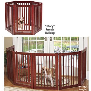Hardwood Playpen And Gate