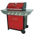 Outback Meteor 4 Burner Gas BBQ Inc Cover And Gas Regulator