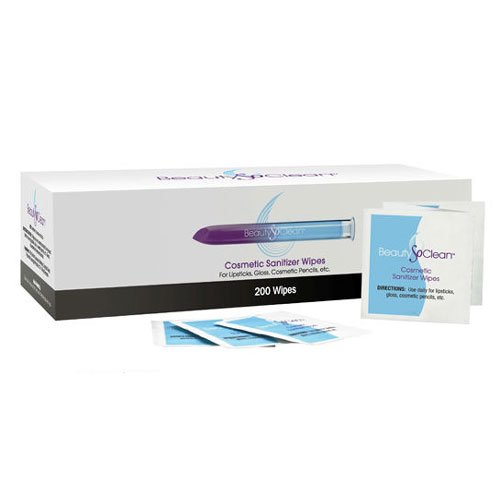 Cosmetic sanitizer wipes - box of 200