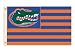 NCAA Florida Gators 3-by-5 Foot Flag Logo with Stripes with Grommets