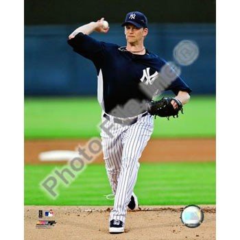 A.J. Burnett Yankees Pitching 2009 8x10 Photo