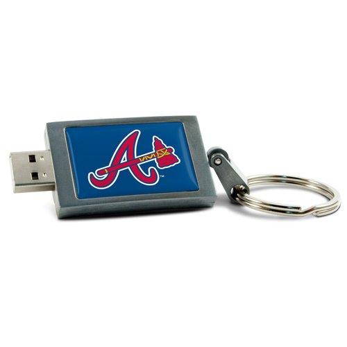Atlanta Braves 8GB USB Flash Drive Keychain