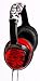 Wicked Reverb WI-8202 Full Size Headphones (Red/Black)