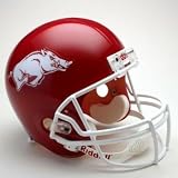 Arkansas Razorbacks Full Size Replica Riddell Unsigned Helmet - College Tumblers