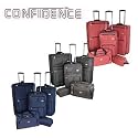 Confidence 5 Piece Suitcase Set / Expandable Luggage with Wheels