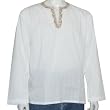 Mens Embroidered Kurta Casual Cotton Shirt India Chest 44 inches (gsk588a)