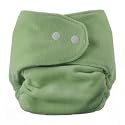 Swaddlebees One-size Organic Velour Fitted Cloth Diaper