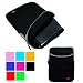 Durable Neoprene Protective Sleeve cover with Exterior Pocket for Toshiba Satellite L675-S7108 173-Inch LED Laptop , Vertical Black Grey Trim