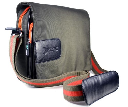 Ultimateaddons Green Messenger Travel Bag For Benq Joybook Lite U121 12.1" Picture