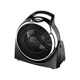 Honeywell HT-380BP 10" Floor & Desk Turbo Fan - Black with Chrome trimby Honeywell
