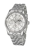 Breitling P1936212-G629-996A Mark VI Silver Dial Stainless Steel Men's Automatic Chronograph, Chronometer, Moon Phase Watch