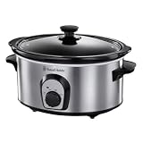 Russell Hobbs 18032 Stainless Steel 3.5l Slow Cooker Metallic Finish