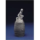 Female Bowler English Pewter Bottle Stopper