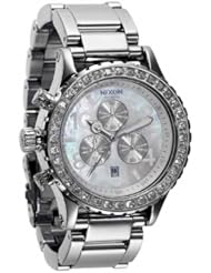 NIXON Womens NXA037710 Chronograph Dial with Swarovski Crystal Watch