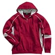 Victory Hooded Sweatshirt, Red/Grey/White