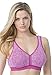 Comfort Choice Women's Plus Size Wireless Back-Close Lounge Bra