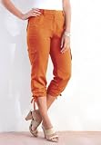 Jessica London Plus Size Capris, Linen Blend