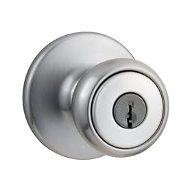 Kwikset 400T 26D CP Tylo Entry Knob, Satin Chrome
