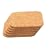 T&G Set x 6 Square Coasters In Natural Cork. 10X10cm