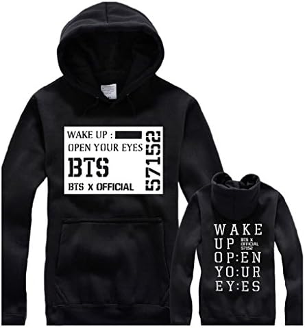 Fanstown BTS bangtan boy official same wake up concernt sweater black J-HOPE Jinmin V Rap monster