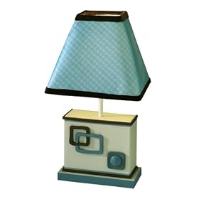 Lambs & Ivy Lamp with Shade in Baby Picasso