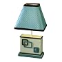 Lambs & Ivy Lamp with Shade in Baby Picasso