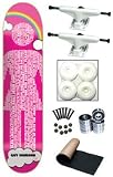 Girl Pink Guy Motto New Skateboard Deck Complete