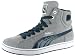 PUMA First Round Repeat Mens Retro Classic Suede Athletic High Top Sneaker Shoes Gray Navy