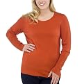 Mossimo&reg; Black Plus Ultrasoft Crew Sweater - Orange