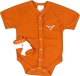 Texas Longhorns Team Color Newborn/Infant Creeper and Bootie Set - 24 months