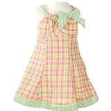 Little Girls Clothes PINK GINGHAM Dress BONNIE JEAN Boutique Spring Girl 4-6x